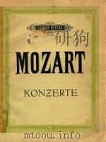 Konzerte PDF电子版封面 Mozart