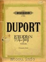 STUDEN FOR DIOLONCELL 21 PDF电子版封面 Jean Louis Duport