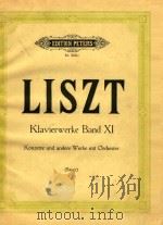 LISZT 1989 PDF电子版封面 KLAVIERWERKE