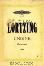 Undine Romantische Zauberoper In 4 Aufzugen PDF电子版封面 A.Lortzing