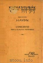 Fuvolaverseny D-dur   1957  PDF电子版封面    Michael Haydn 