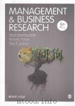 management and business research 5th edition PDF电子版封面
