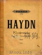 KLAVIERSTUCKE 1939 PDF电子版封面 HAYDN