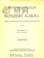 Violoncellokonzert PV 35 a-Moll A minor-la mineur 1968 PDF电子版封面 Vivaldi