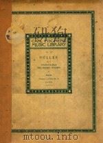 Twenty-five melodious studies for piano PDF电子版封面 HELLER
