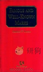 Famous and Well Known Marks An International Analysis   1997  PDF电子版封面  0406997349   