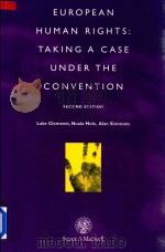 European Human Rights Taking A Case Under the Convention Second Edition 1999 PDF电子版封面 0421621605