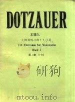 J.J.F.DOTZAUER 113 VIOLONCELLO-ETUDEN EXERCISES FOR VIOLONCELLO（ PDF版）