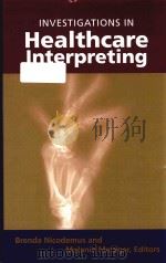 investigations in healthcare interpreting PDF电子版封面