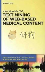 text mining of web-based medical content PDF电子版封面
