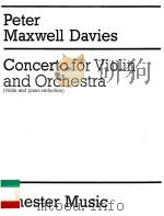 Concerto for Violin and Orchestra: Isaac Stern: violin and piano reduction 1990 PDF电子版封面