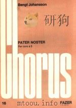 PATER NOSTER PER CORO A 3 16 PDF电子版封面