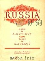 MUSIC A NOBIKOV WORDS S.ALYMOV 1949 PDF电子版封面 RUSSIA