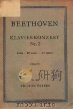 KLAVIERKONZERT NR.2 PDF电子版封面 BEETHOVEN