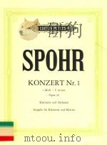 KONZERT NR.1 FUR KLARINETTE UND ORCHESTER OPUS 26 C-MOLL（ PDF版）