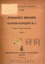 KLAVIER-KONZERT NR.1 D MOLL-D MINOR-RE MINEUR OP.15（ PDF版）