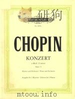 KONZERT E-MOLL/E MINOR FUR KLAVIER UND ORCHESTER/FOR PIANO AND ORCHESTRA OP.11（ PDF版）
