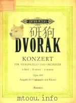KONZERT H-MOLL FUR VIOLONCELLO UND ORCHESTER OPUS 104（ PDF版）
