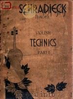 THE SCHOOL OF VIOLIN-TECHNIC PART I（ PDF版）