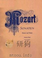 SONATEN FUR KLAVIER UND VIOLINE HERAUSGEGEBEN VON ARTHUR SCHNABEL UND CARL FLESCH PDF电子版封面 W.A.MOZART