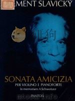 SONATA PRATELSTVI PRO HOUSLE A KLAVIR 1983 PDF电子版封面