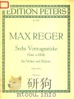 SUITE A-MOLL FUR VIOLINE UND KLAVIER OPUS 103a（ PDF版）