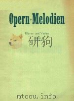 OPERN-MEIODIEN KLAVIER UND VIOLINE（ PDF版）