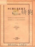 VALSE FUR VIOLINE (I.UND III.LAGE) MIE KLAVIERBEGLEITUNG BEARBEITET VON KIGYOSI     PDF电子版封面    SCHUBERT 