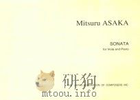 SONATA  for  Viola  and  Piano（ PDF版）
