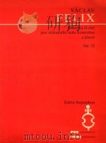 Sonatina G dur pro violoncello nebo kontrabas a klavir Op.32（1974 PDF版）