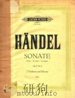 SONATE E DUR 2 VIOLINEN UND PIANOFORTE（ PDF版）