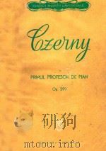 PRIMUL PROFESOR DE RIAN 100 DE EXERCITII OP.599（1984 PDF版）