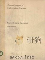 FOURIER INTEGRAL OPERATORS（1973 PDF版）