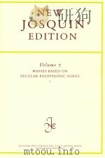 Volume 7  MASSES BASED ON SECULAR POLYPHONIC SONGS 1（1997 PDF版）