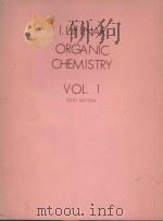 ORGANIC CHEMISTRY VOL.1 SIXTH EDITION     PDF电子版封面    I.L.FINAR 