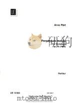 Perpetuum mobile  für orchester： op.10 (1963)（1968 PDF版）