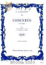 CONCERTO EN MI BéMOL  pour SAXOPHONE ALTO et orchestre à cordes（1936 PDF版）
