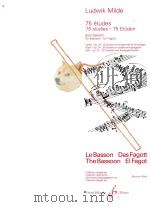75 études pour basson 1973 PDF电子版封面 9790043016137 Ludwik Milde