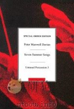 Seven Summer Songs Untuned Percussion 3 1995 PDF电子版封面