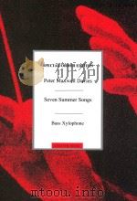 Seven Summer Songs Bass Tenor Xylophone 1995 PDF电子版封面