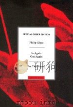 In Again Out Again For Two Pianos 1968 PDF电子版封面 Philip Glass
