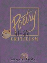 poetry criticismcriticism of the works of the most significant and widely studied poets of world lit PDF电子版封面