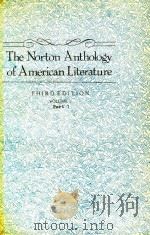 The Norton anthology of American literature Third Edition Volume 1 Part 1（1989 PDF版）