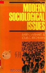 Modern Sociological Issues（1975 PDF版）