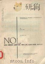EXPLOSIVES FILL PROGRAM-DINITROBENZENE INVESTIGATION 1972 PDF电子版封面 L.E.STARR