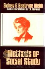 Methods of Social Study by Sidney and Beatrice Webb 1975 PDF电子版封面 9780521134590 T.H.Marshall