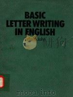 BASIC LETTER WRITING IN ENGLISH（1983 PDF版）