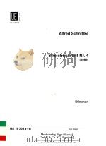 Streichquartett Nr. 4(1989) Stimmen  EU 19 308a-d（1989 PDF版）