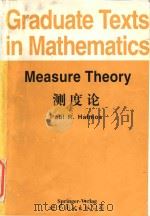 Measure theory = 测度论   1998  PDF电子版封面  7506200481  Paul R. Halmos 