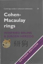 Cohen-Macaulay rings 1998 PDF电子版封面 0521566746 Winfried Bruns ; Jürgen Herzog